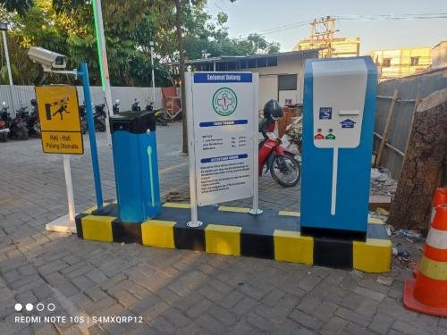 Instalasi Parkir Project 11 - Flap Barrier Access Control Gedung